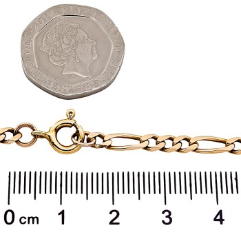 9ct Gold 9.7g 18 inch Figaro Chain